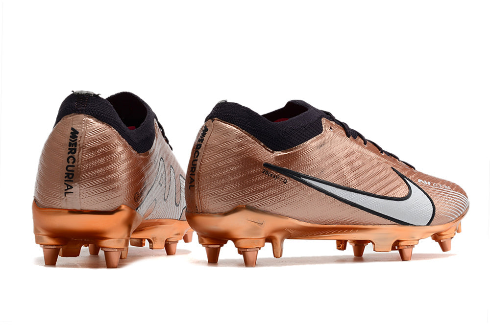 Air Zoom Mercurial Vapor 15 Elite FG Metalic Copper Metal Studs