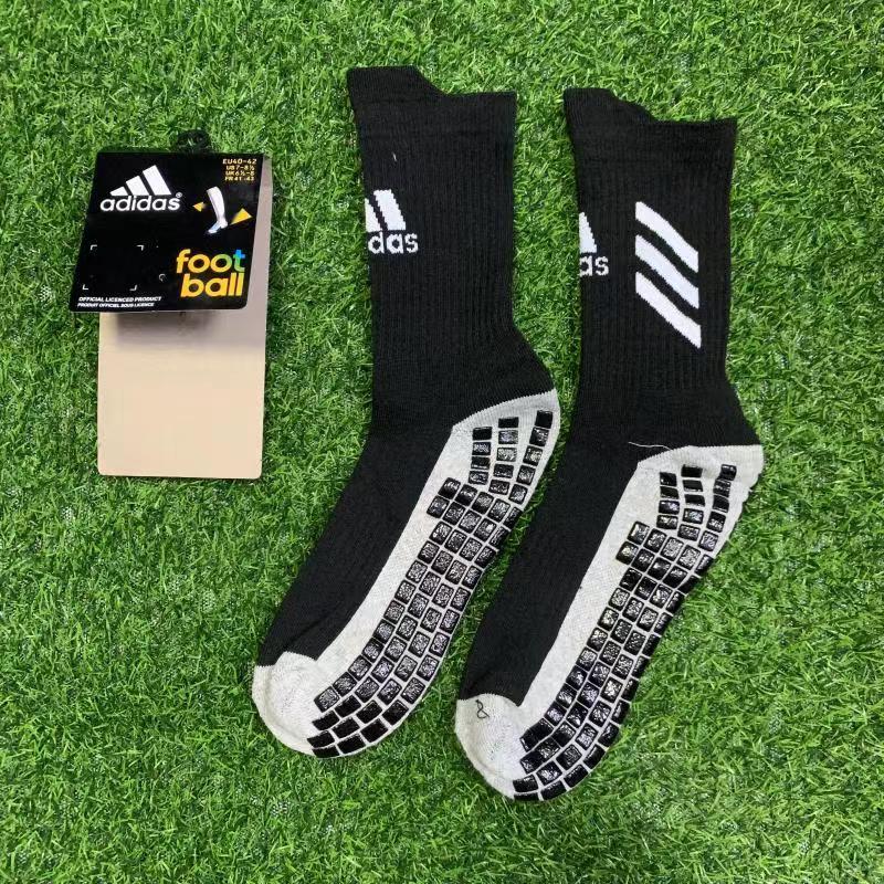 AD Training Grip Crew Cotton Striped Socks