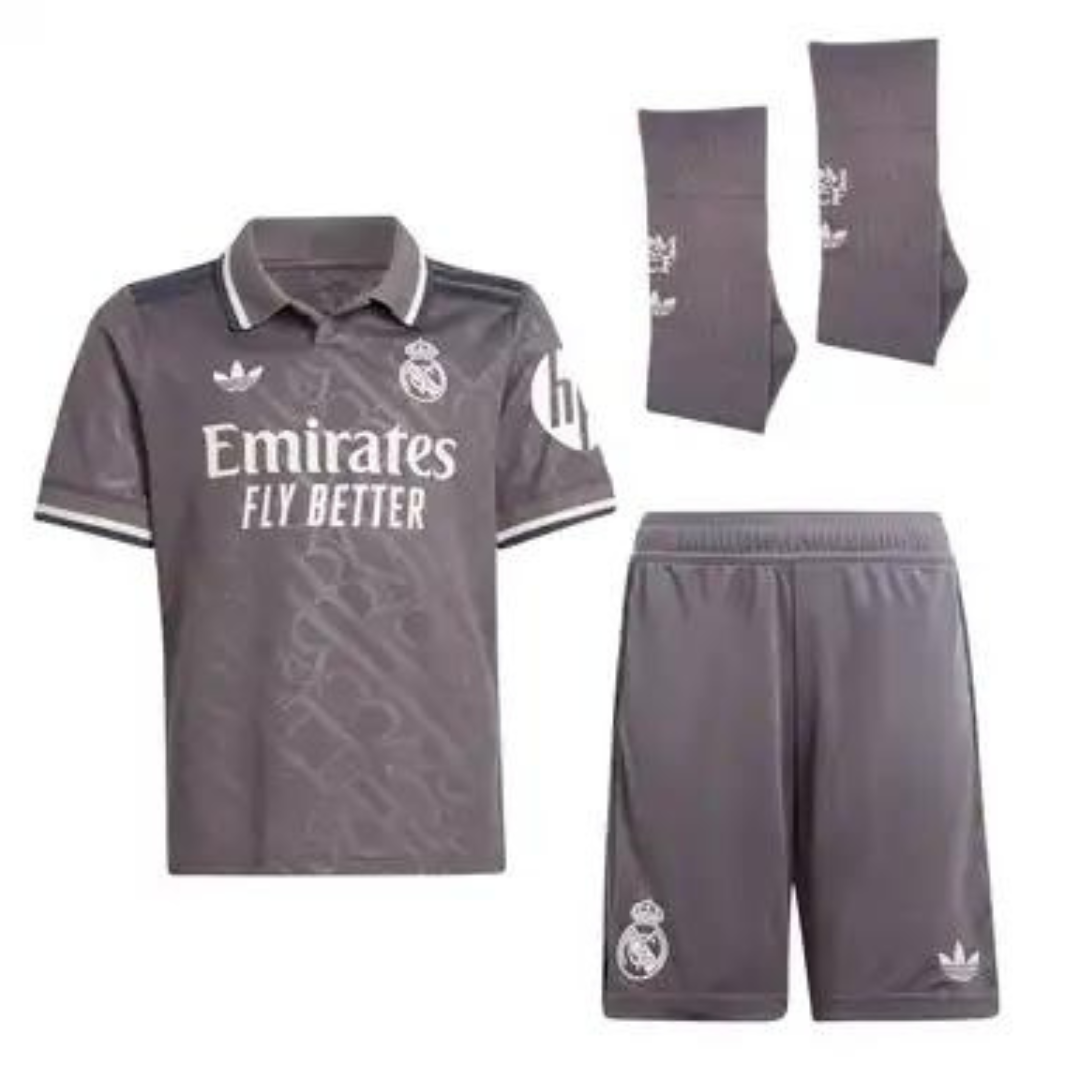 REAL MADRID 2024/25 YOUTH THIRD FULL KIT