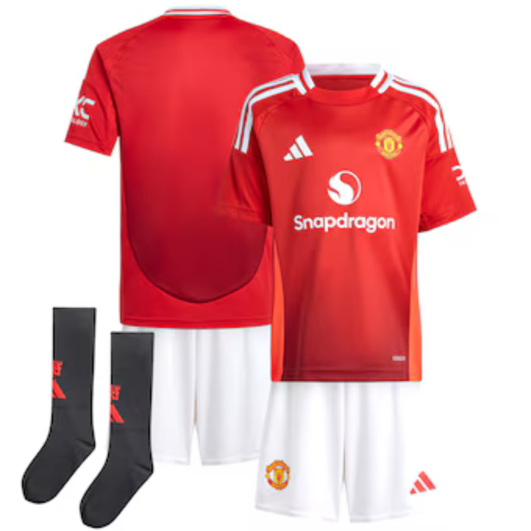 MANCHESTER UNITED 2024/25 YOUTH HOME FULL KIT