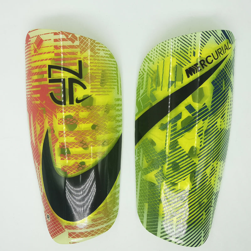 NJR Honeycomb Shock Absorption Shin Guards Yellow