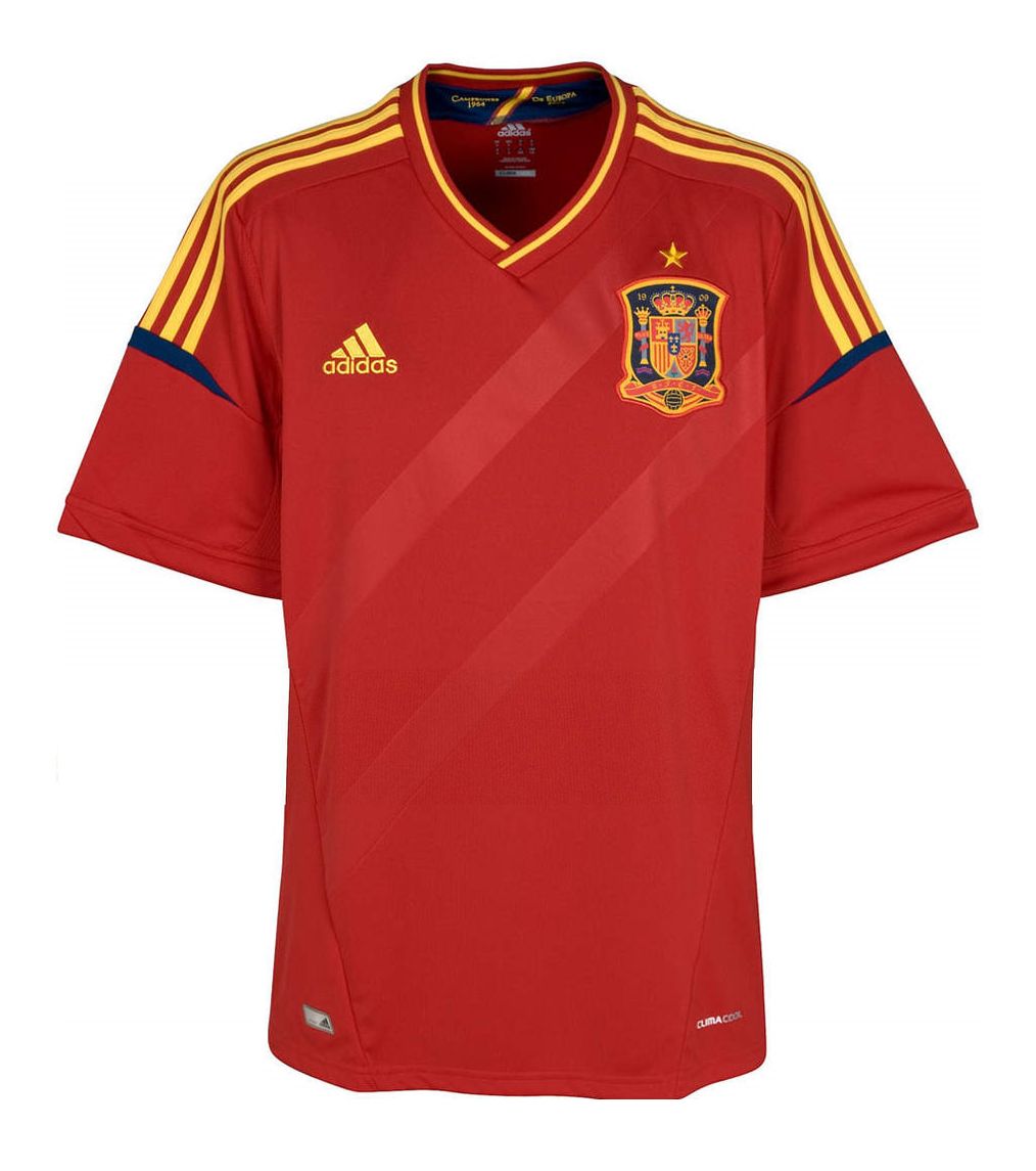 Spain 2012 Home Jersey