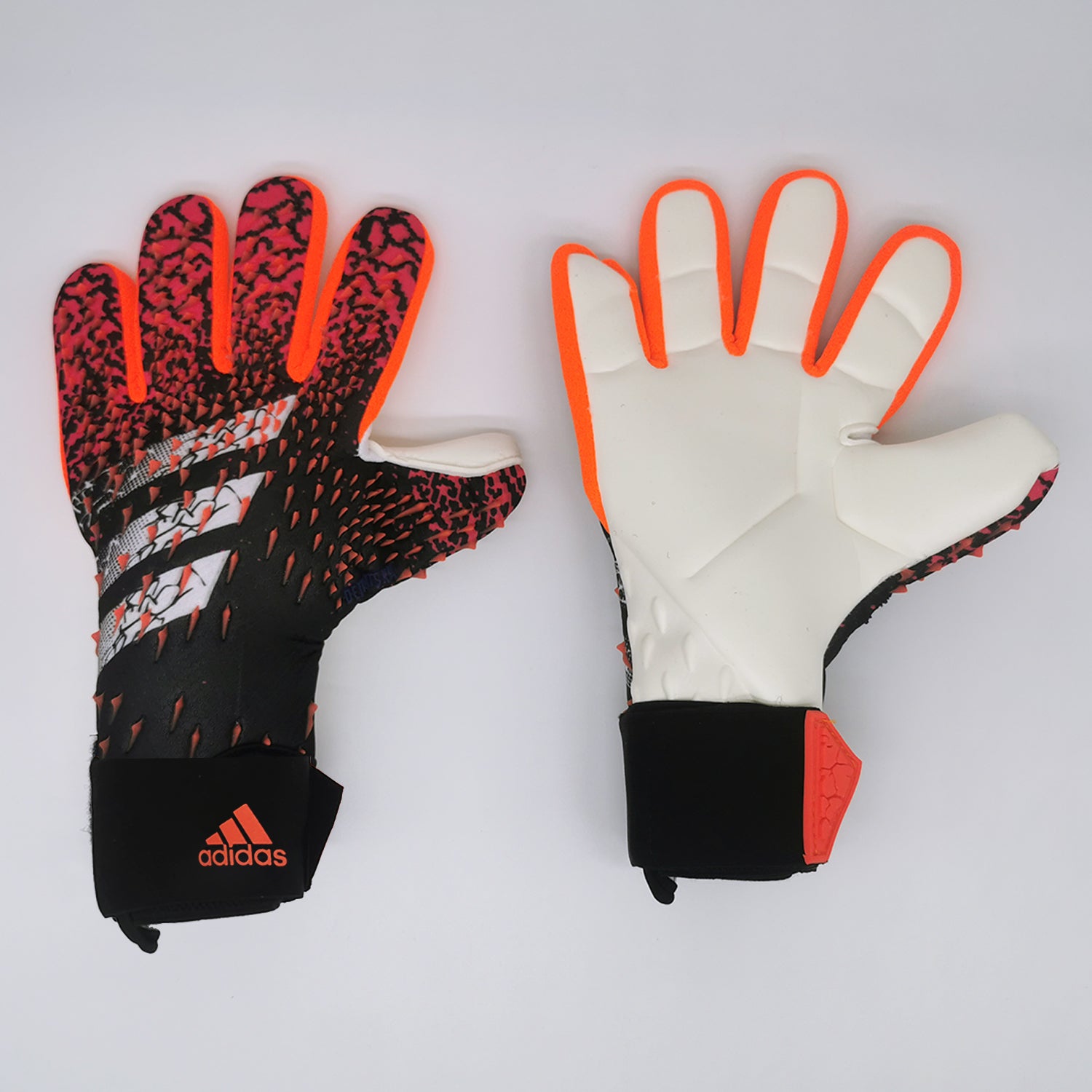 A23 Wristband Goalkeeper Gloves Black Orange