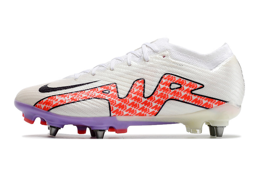 Air Zoom Mercurial Vapor 15 Elite FG White/Black/Pink Metal Studs