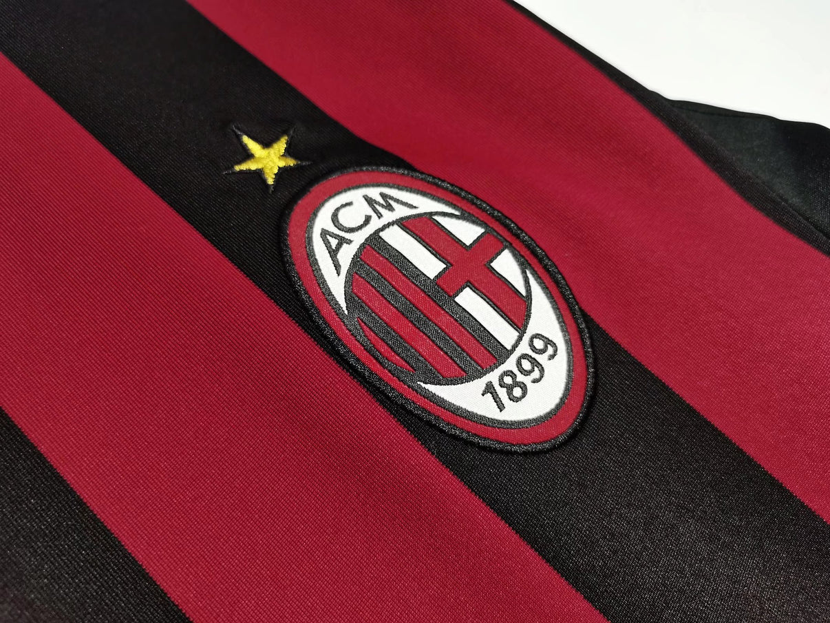 AC Milan 09/10 Home Jersey - Long Sleeve