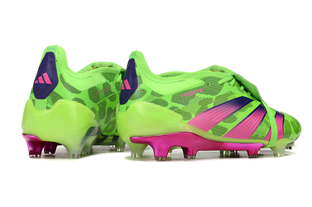 PREDATOR FOLD-OVER TONGUE ELITE FG - SOLAR GREEN/ SHOCK PINK