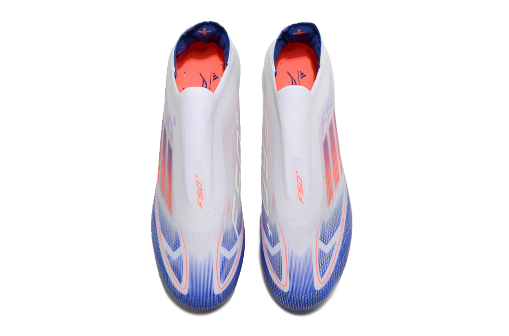 F50 ELITE FG -Lucid Blue/Solar Red Laceless (Kids)