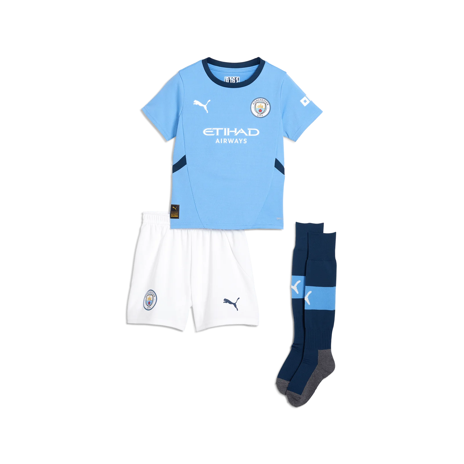 MANCHESTER CITY 2024/25 YOUTH HOME FULL KIT