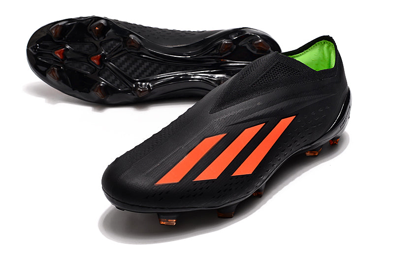 X SPEEDPORTAL+ FIRM GROUND - CORE BLACK/SOLAR RED