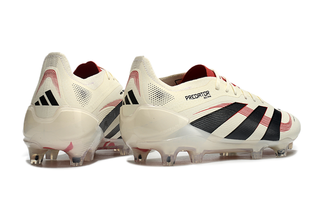 PREDATOR ELITE FG - WHITE / RED /BLACK