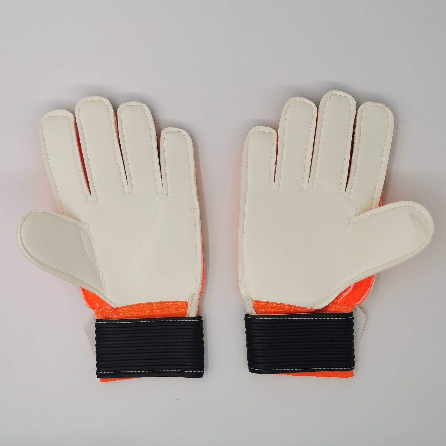 B2 Puma semi-latex goalkeeper gloves Orange