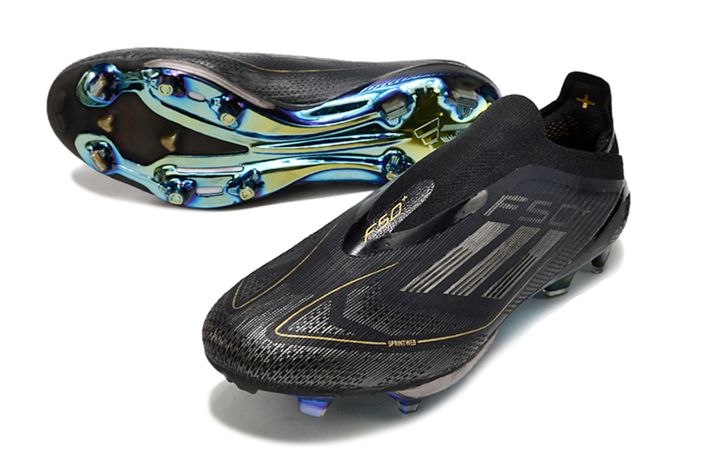 F50 ELITE LACELESS FG - BLACK SPECIAL MADE