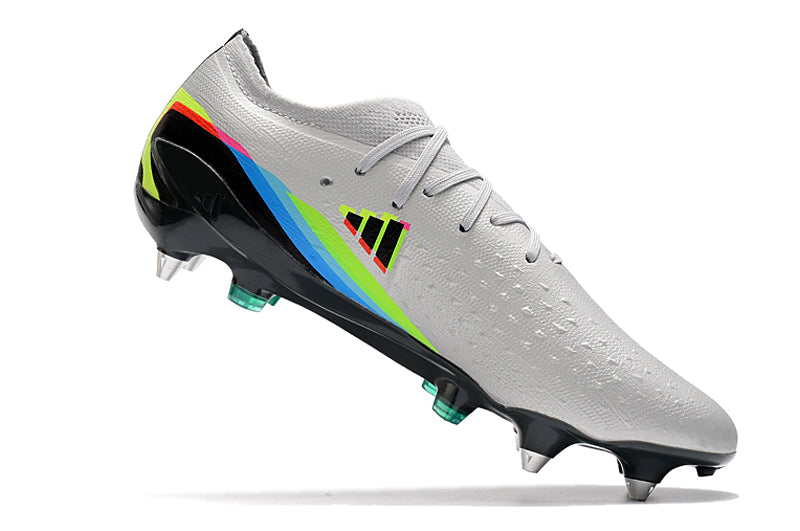 PREDATOR EDGE.1 SOFT GROUND BOOTS METALLIC SILVER