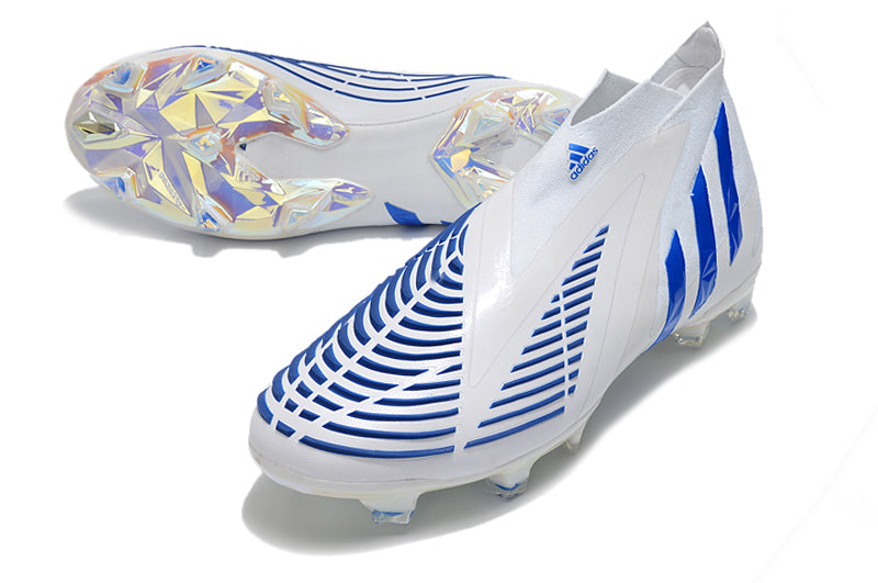 Predator Edge+ FG Showdown - White/Blue