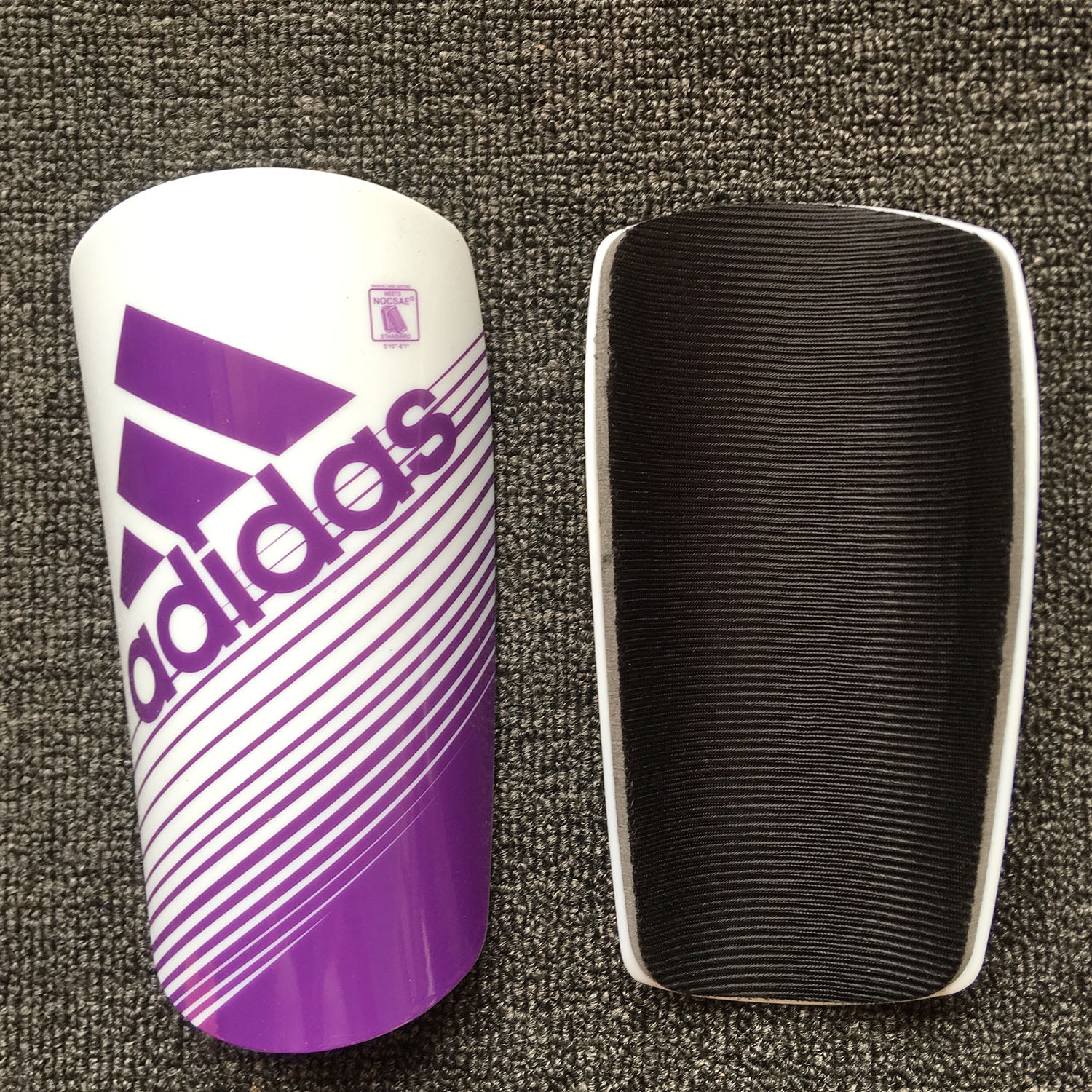 Adidas Shin Guards White Purple