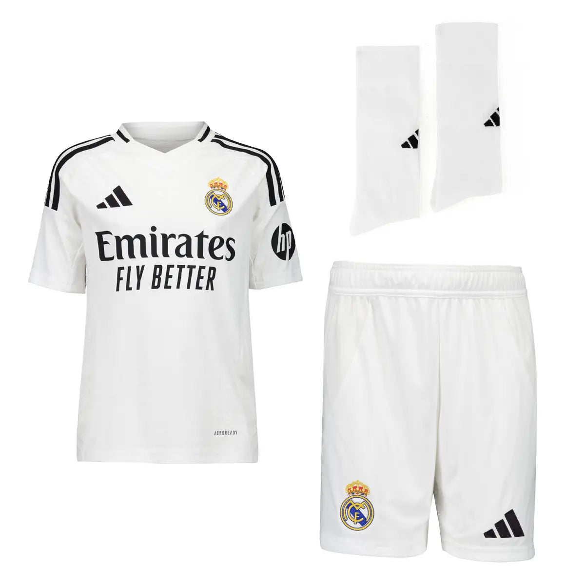 REAL MADRID 2024/25 YOUTH HOME FULL KIT