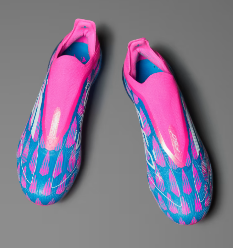 F50 ELITE LACELESS FG - SOLAR BLUE/SOLAR PINK