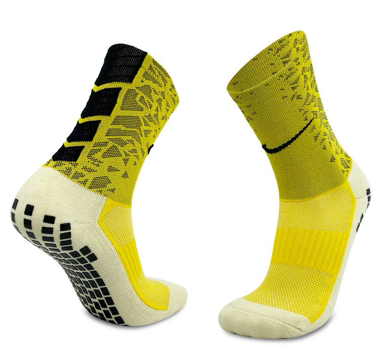 NK Training Grip Crew Cotton Pattern Socks