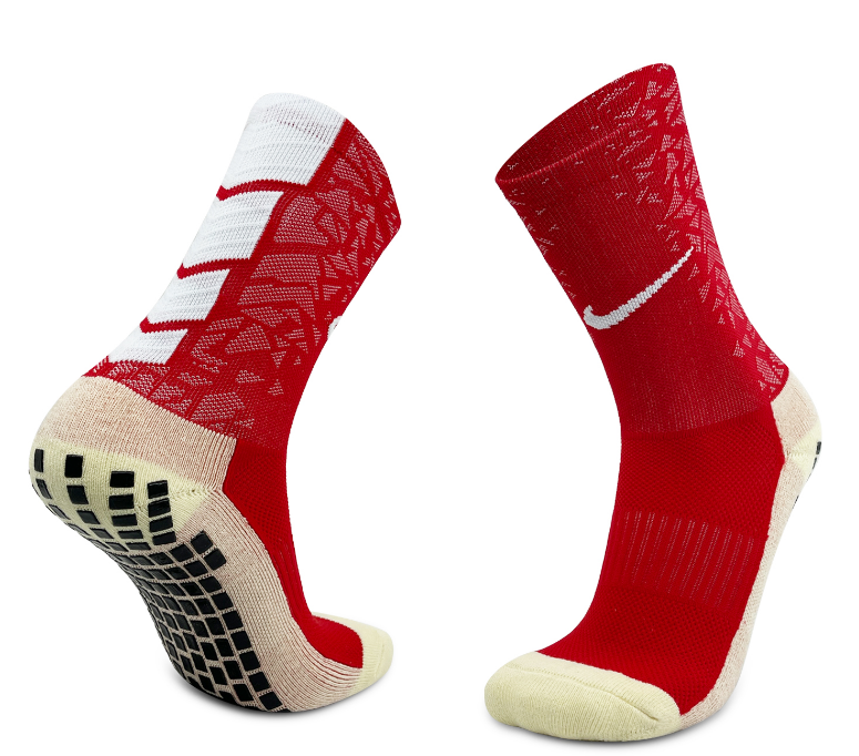 NK Training Grip Crew Cotton Pattern Socks