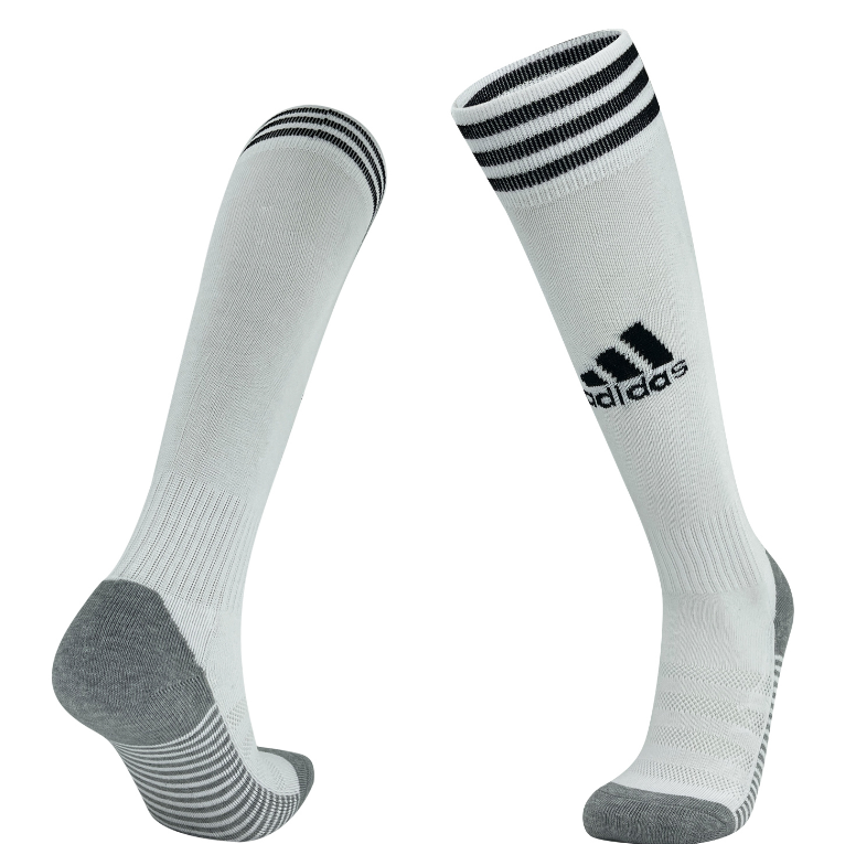 AD Training Cotton Long Socks Striped White