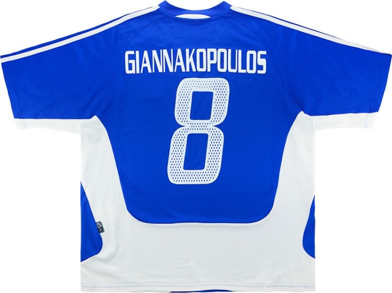 Greece 2004 Home Jersey