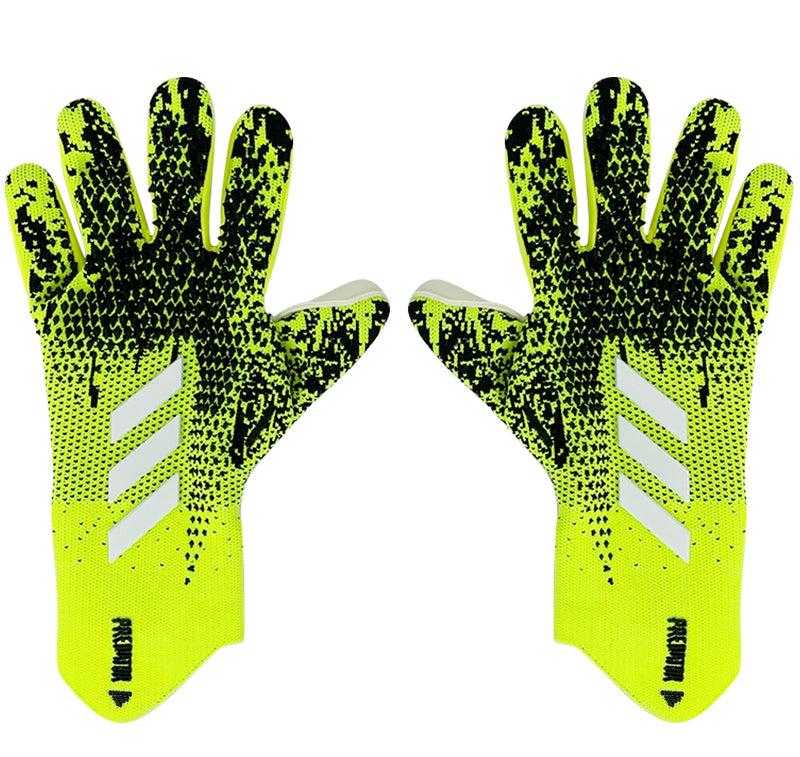 Predator league strapless goalkeeper gloves yellow