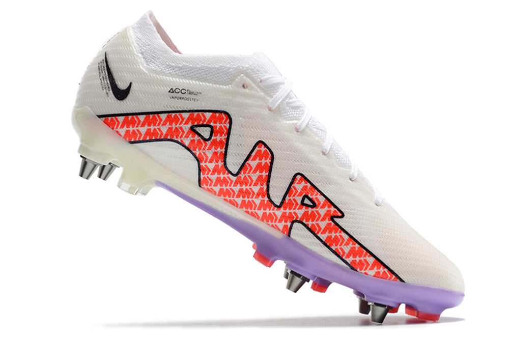 Air Zoom Mercurial Vapor 15 Elite FG White/Black/Pink Metal Studs