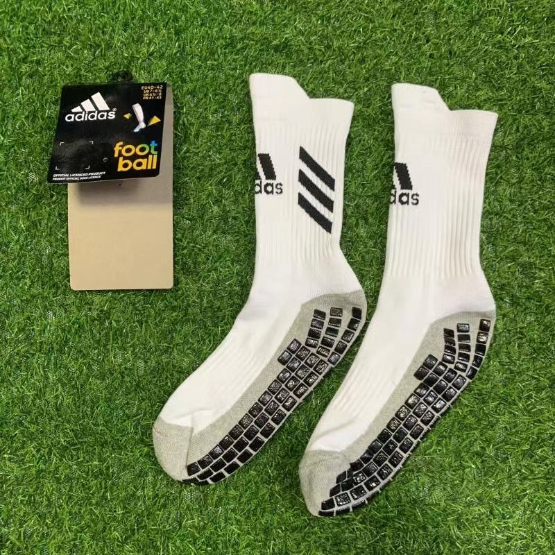 AD Training Grip Crew Cotton Striped Socks