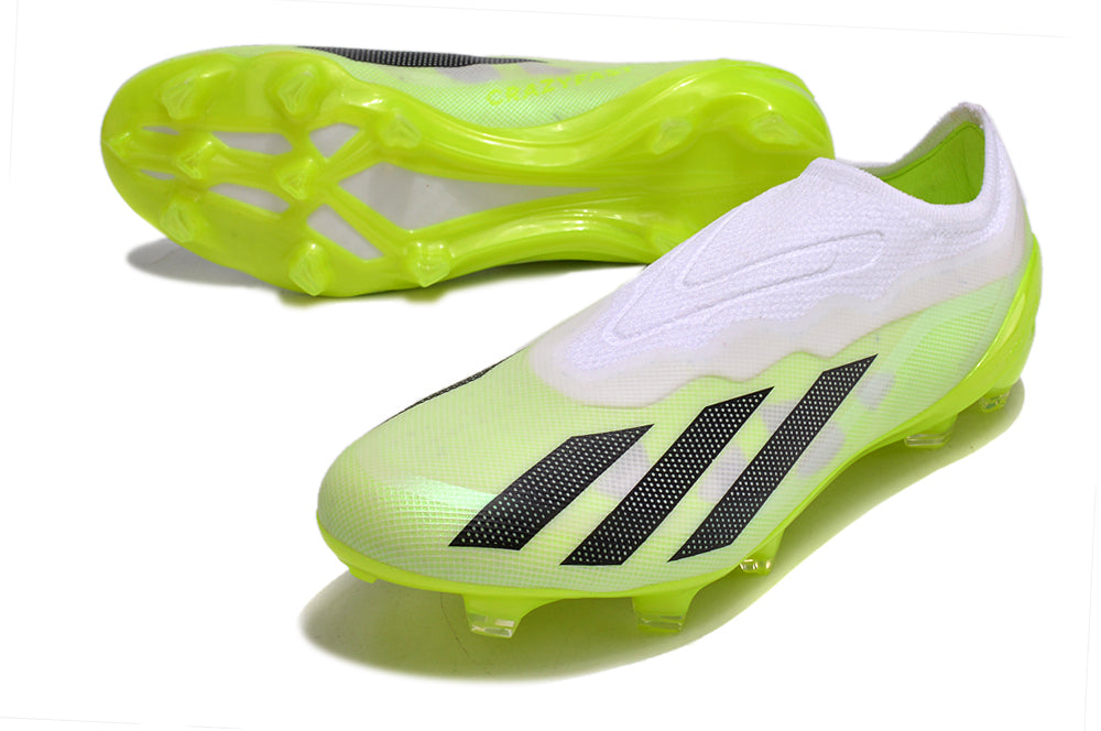 X CRAZYFAST INJECTION.1 LACELESS FG Cloud White / Core Black / Lucid Lemon