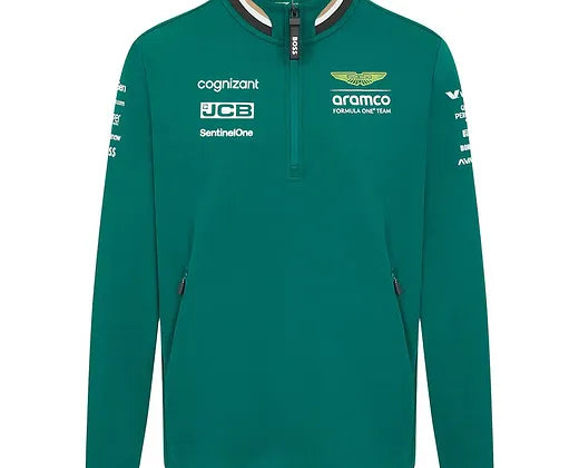 Aston Martin Aramco F1 2024 1/4 Zip Team  Jacket