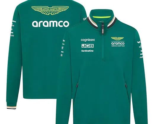 Aston Martin Aramco F1 2024 1/4 Zip Team  Jacket