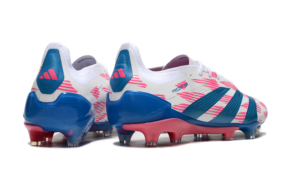 PREDATOR ELITE FIRM GROUND BOOTS - PINK/BLUE/WHITE